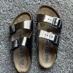 ••LAST PAIR•• Birkenstocks Womens 5 Bronze Shimmer, Arizona style